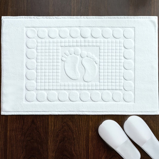 Nos Tapis de Bain 100% Coton Blanc
