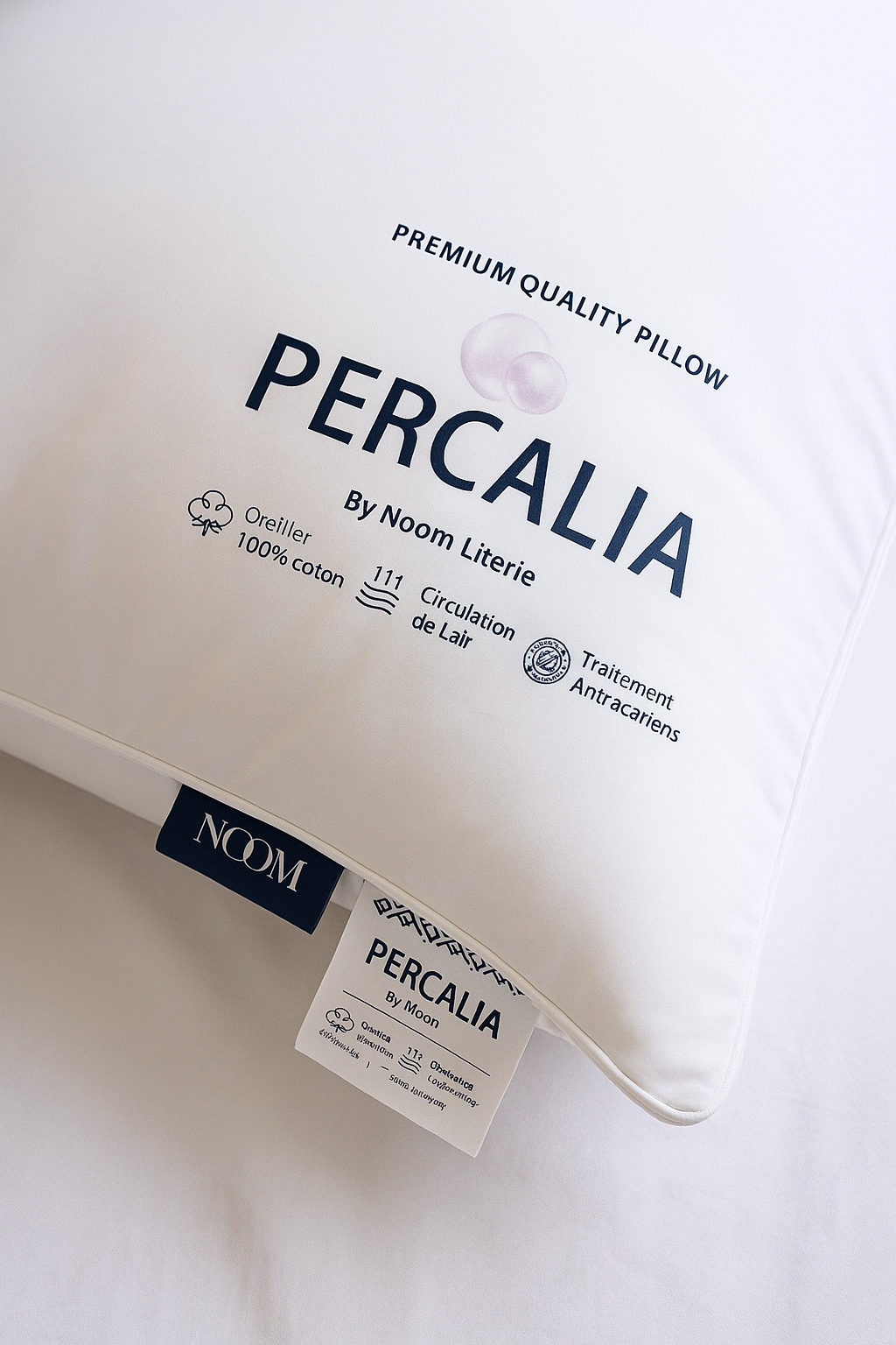 Nos Oreillers "Percalia" en 100% Coton