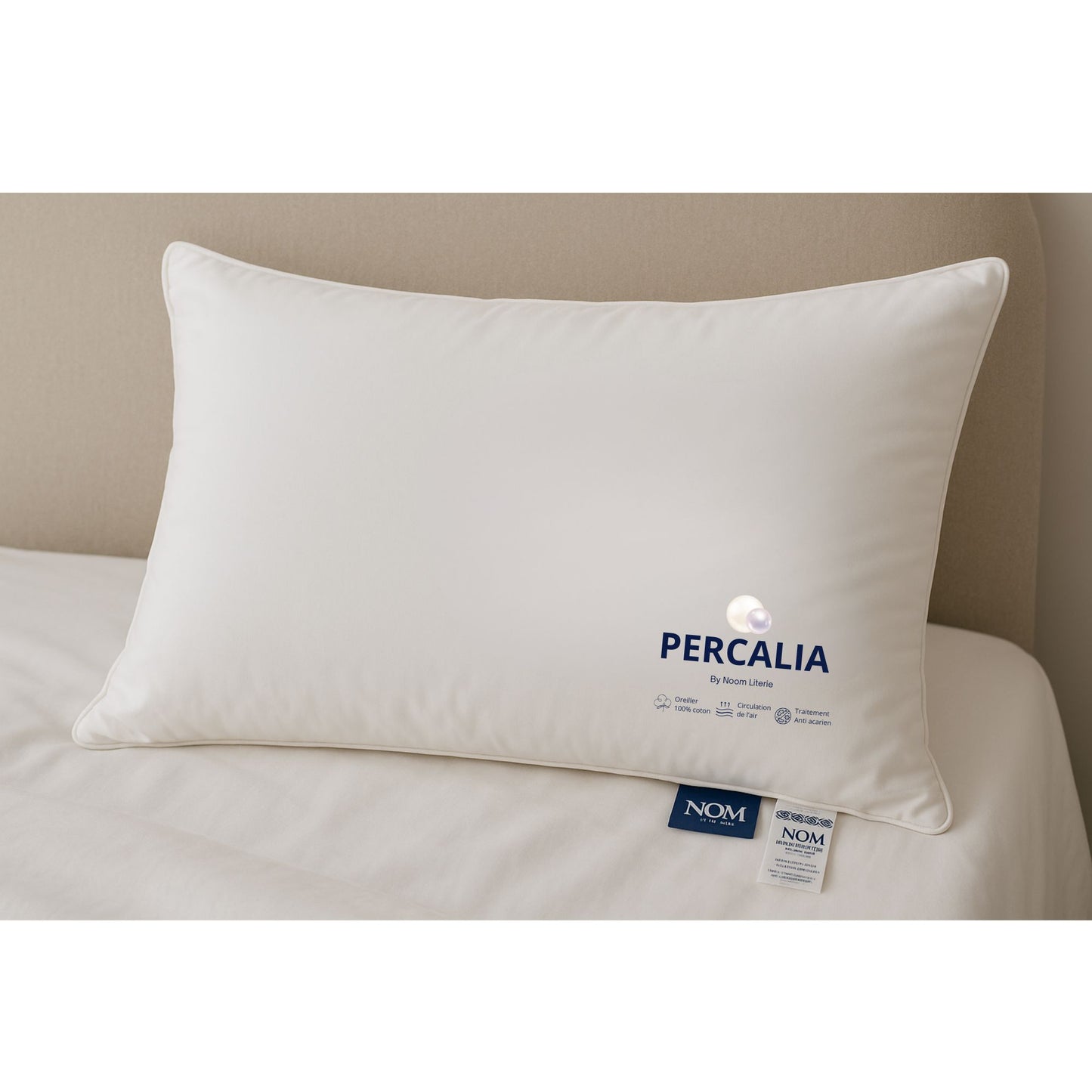 Nos Oreillers "Percalia" en 100% Coton
