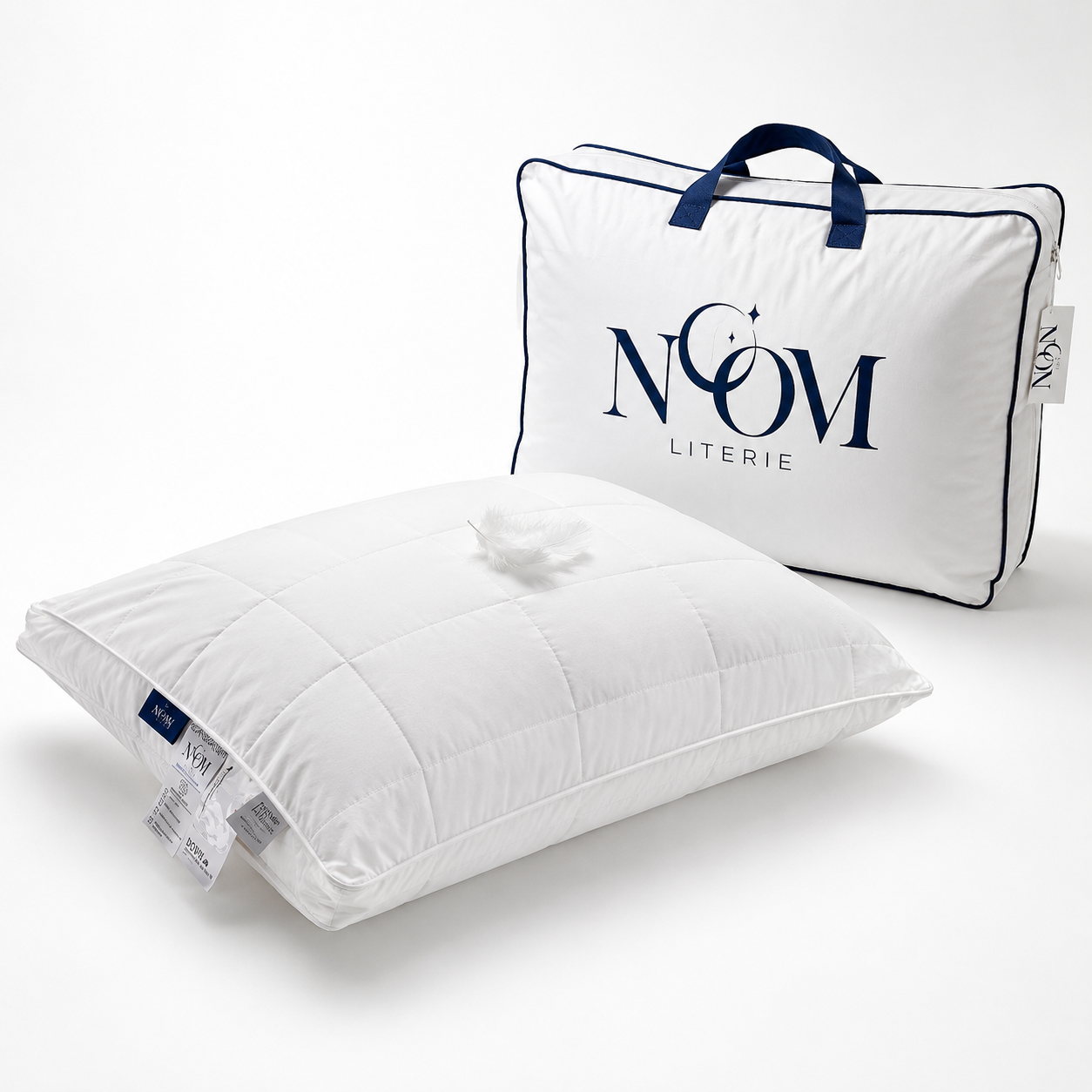 Nos Oreillers Duvet en 100% Coton et Duvet premium